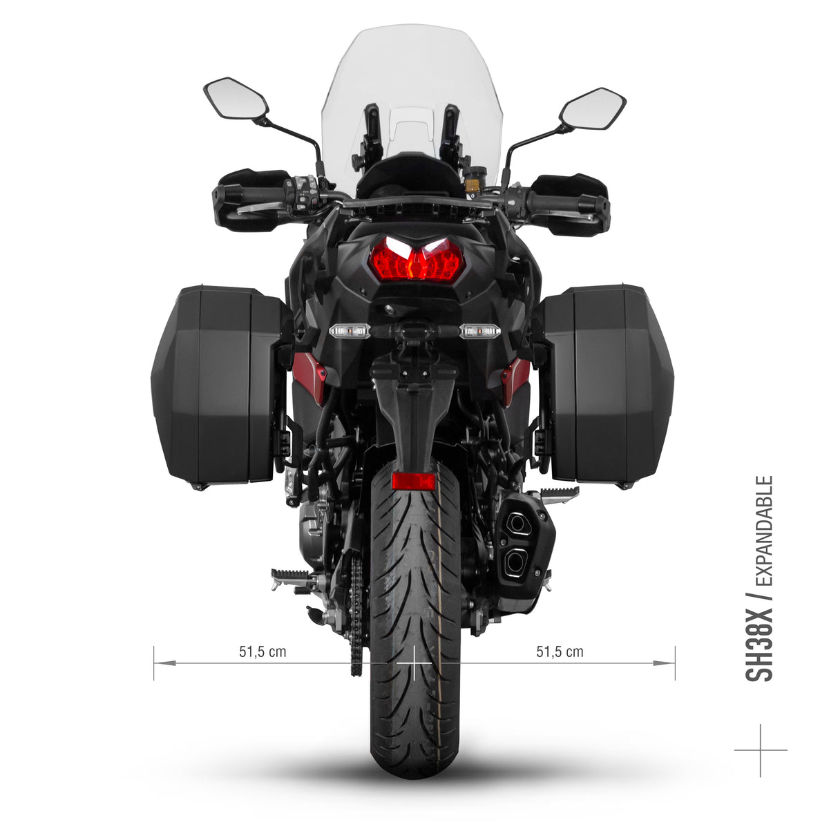 SHAD носач за странични куфери 3P System — Kawasaki Versys 1000 / 1100 (K0VR14IF)