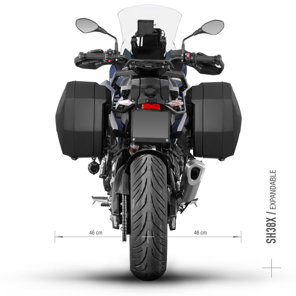 SHAD носач за странични куфери 3P System — BMW S 1000 XR (модел од 2024) (W0SX14IF)