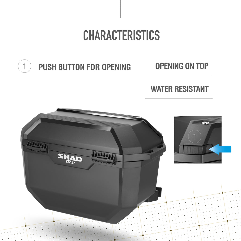 SHAD Terra TR27 странични куфери, сет, црн (D0TR27100)