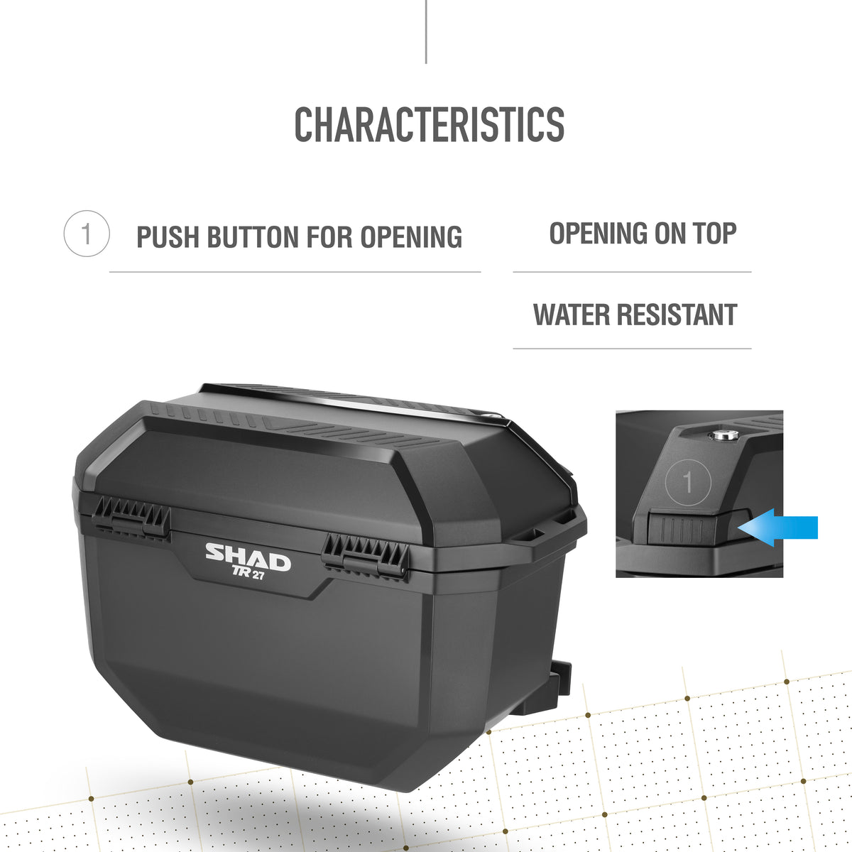 SHAD Terra TR27 странични куфери, сет, црн (D0TR27100)