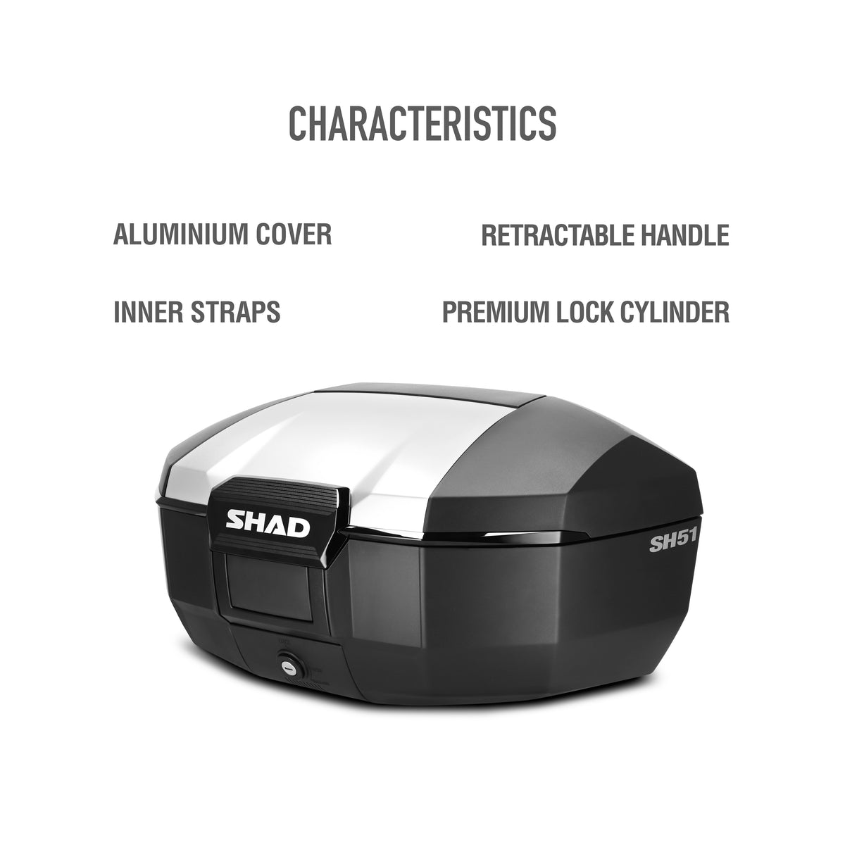 SHAD SH51 топ куфер, алуминиум (D0B51200)