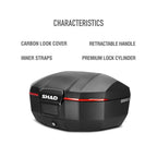 SHAD SH51 топ куфер, carbon (D0B51106)
