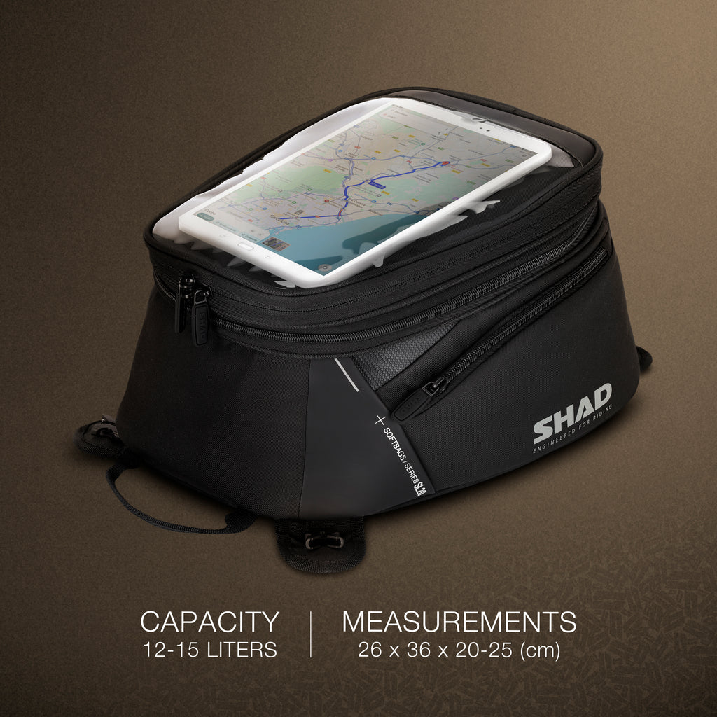 SHAD SL20 expandable торба за резервоар, 12–15 L (X0SL201F)