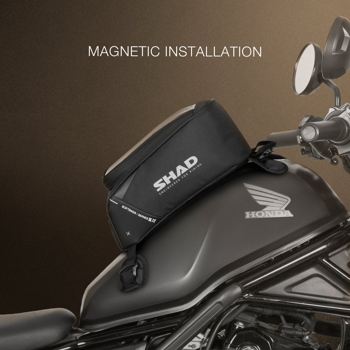 SHAD SL12M мала торба за резервоар со магнети, 5 L (X0SL121M)