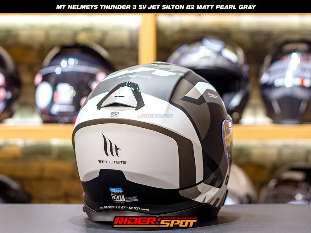 MT Thunder 3 SV Jet Silton B2 Pearl Gray Matt