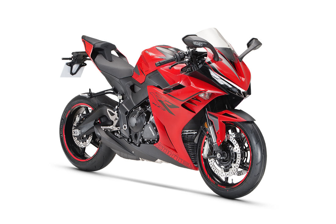 ZONTES 703 RR ETC Црвена – преден изглед под агол