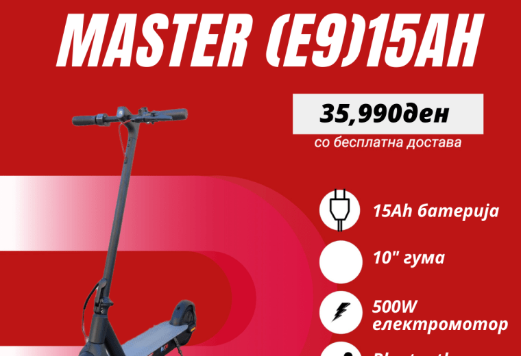 HAMACHI ET MASTER (E9)15Ah