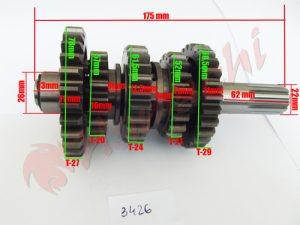 Сноп од брзини спореден 250сс